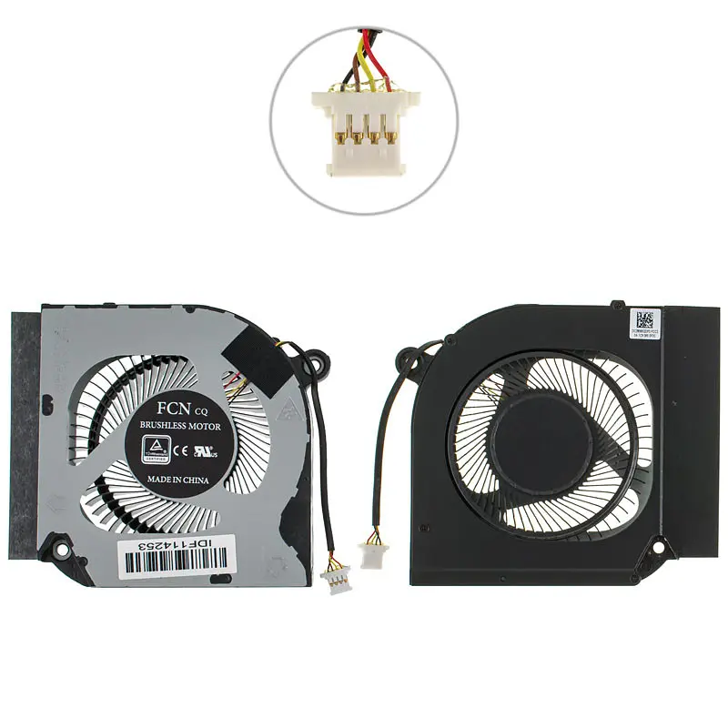 Вентилятор для ноутбука ACER NITRO 5 AN517-52 AN515-44 AN515-55 (CPU FAN) З КРИШКОЮ 4pin (23.Q7KN2.001) (Кулер)
