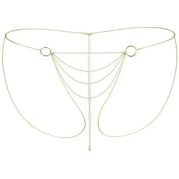 Ланцюжок-трусики Bijoux Indiscrets Magnifique Bikini Chain - Gold - фото 2
