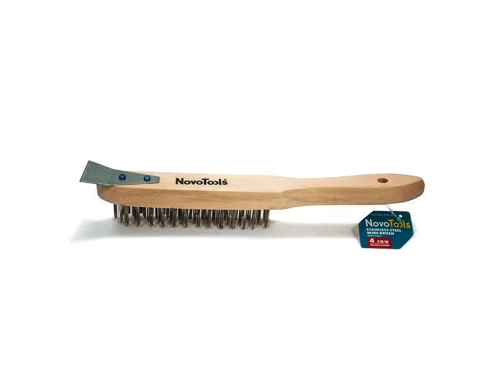 Щітка NovoTools Ручна щітка-скребок дерев.