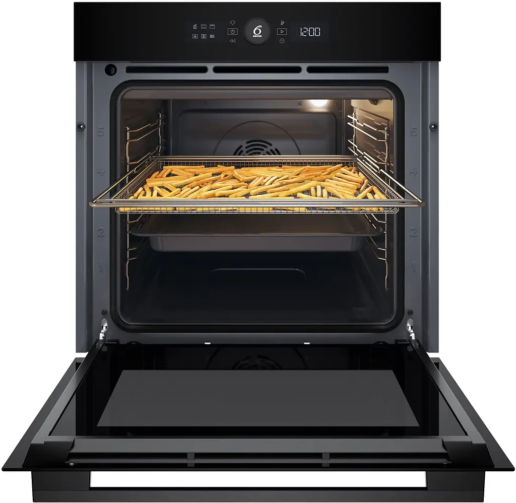 Whirlpool Духовий шафа Whirlpool електричний, 73л, A+, дисплей, конвекція, телескопічні напрямні, чорний - фото 5