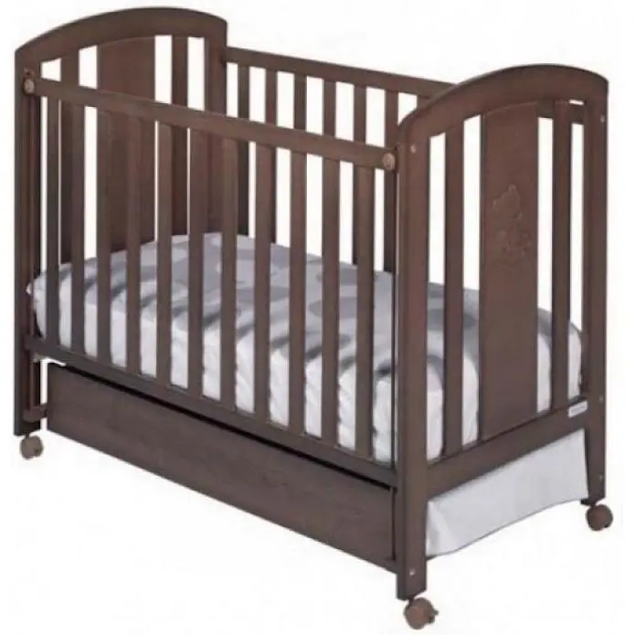 Детская кроватка Micuna Nicole Chocolate, 120х60 см, коричневый (NICOLE WALNUT) - фото 2