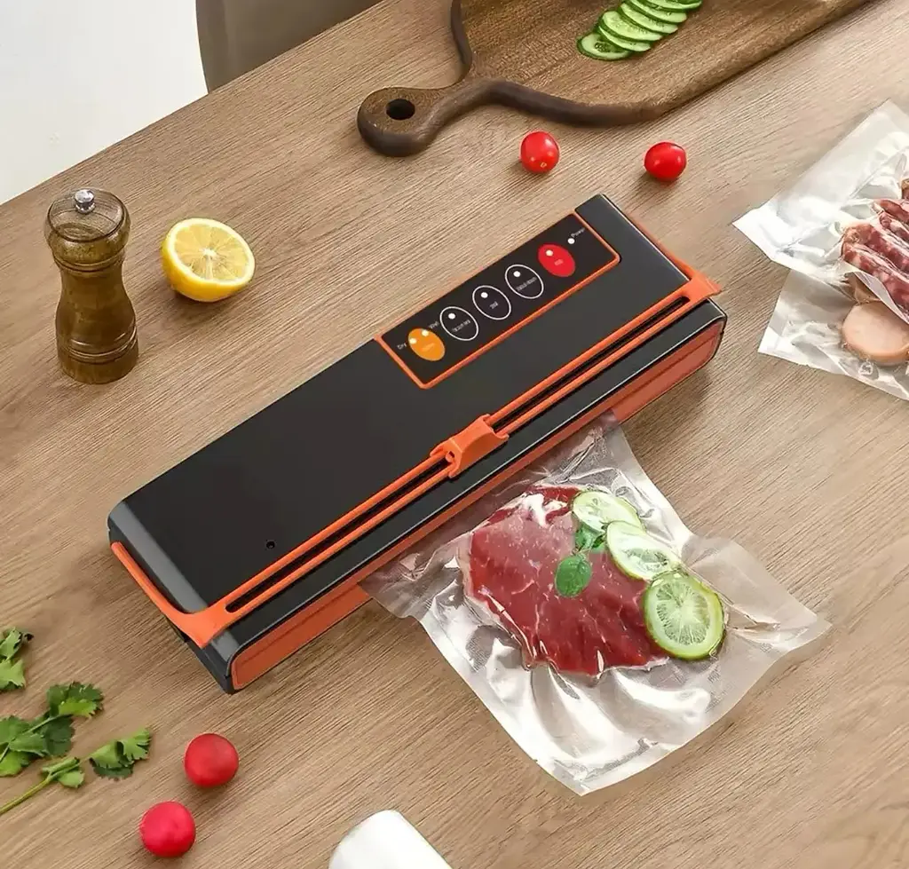 Вакуумний пакувальник 150Вт / Вакууматор продуктів / Побутовий вакуумний пакувальник SX-168 - фото 2