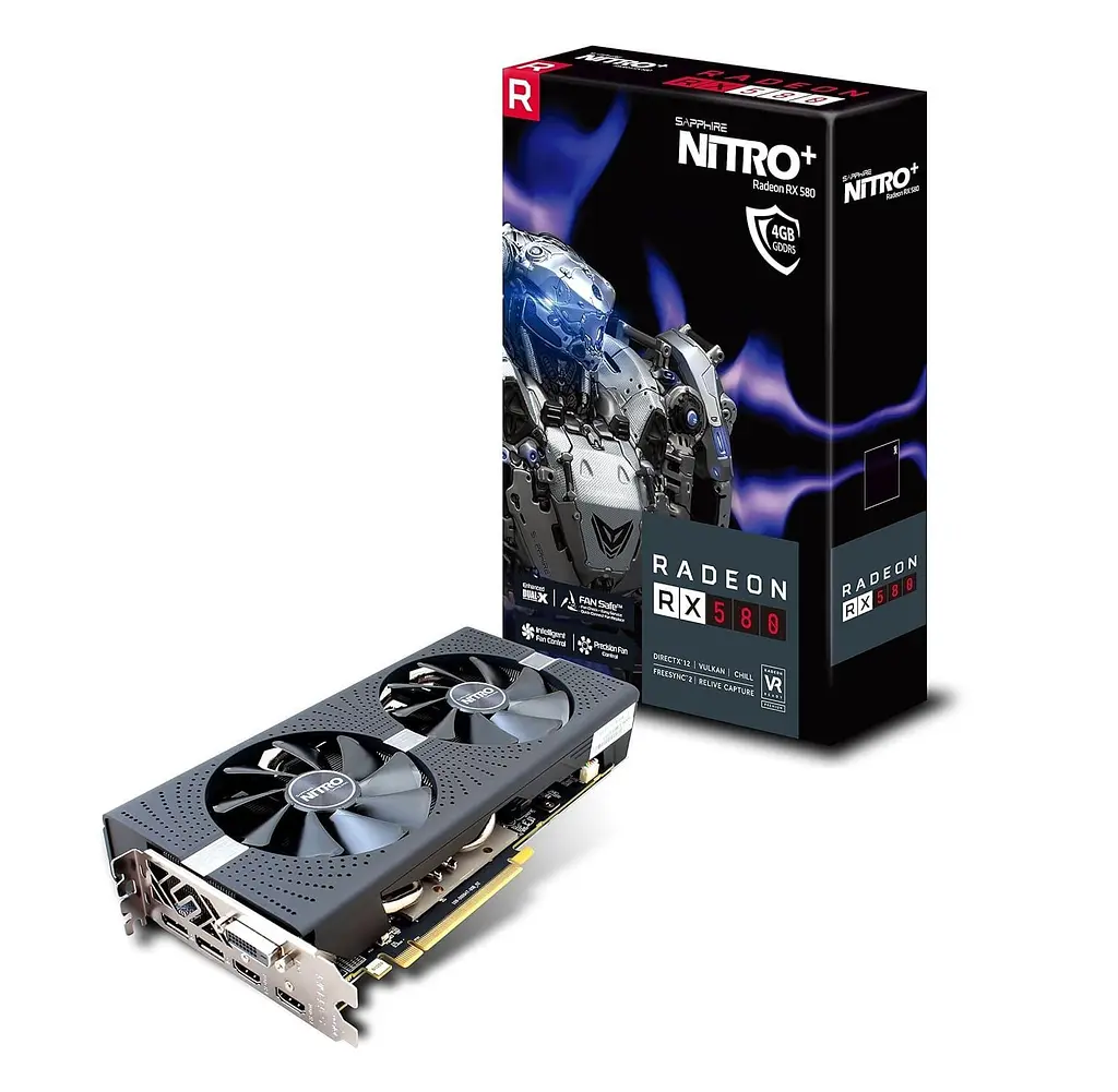 Відеокарта Sapphire AMD Radeon RX 580 4Gb Nitro+ (11265-07) (GDDR5, 256 bit, PCI-E 3.0 x16) Б/в - фото 6