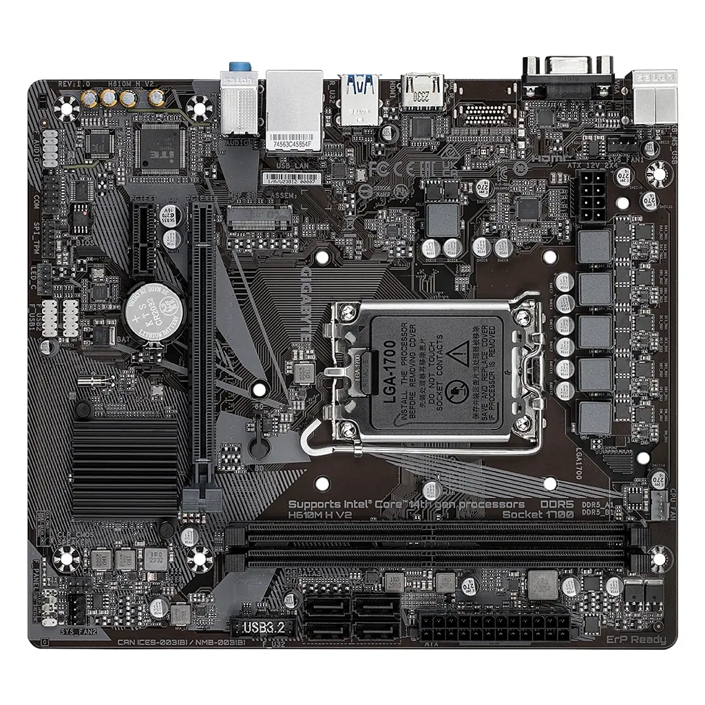 Материнська плата GIGABYTE H610M H V2 - фото 3