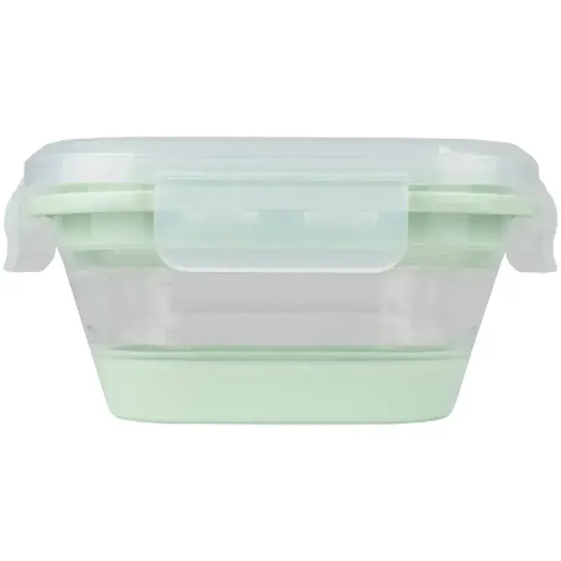 Харчовий контейнер Tribe Collapsible Container 500 мл силіконовий mint (T-FF-0027-mint) - фото 2