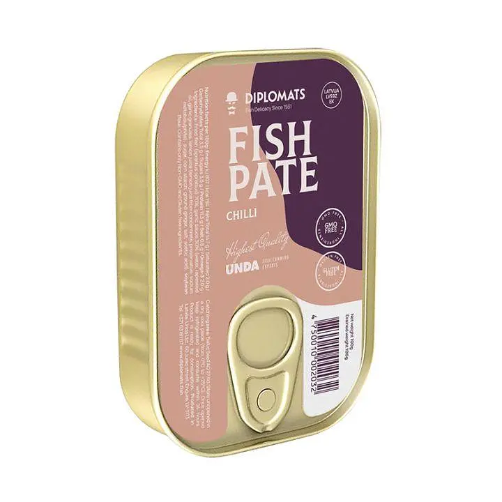 Набір рибних паштетів Diplomats Assorted Fish Pates (4 *100 г) 400 г - фото 5