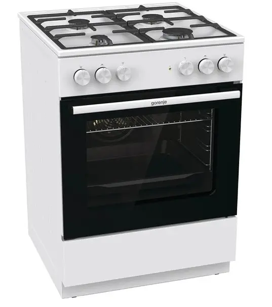 Плита комбінована Gorenje GK6A40WFFM (чавунні решітки, гриль, конвекція) - фото 2