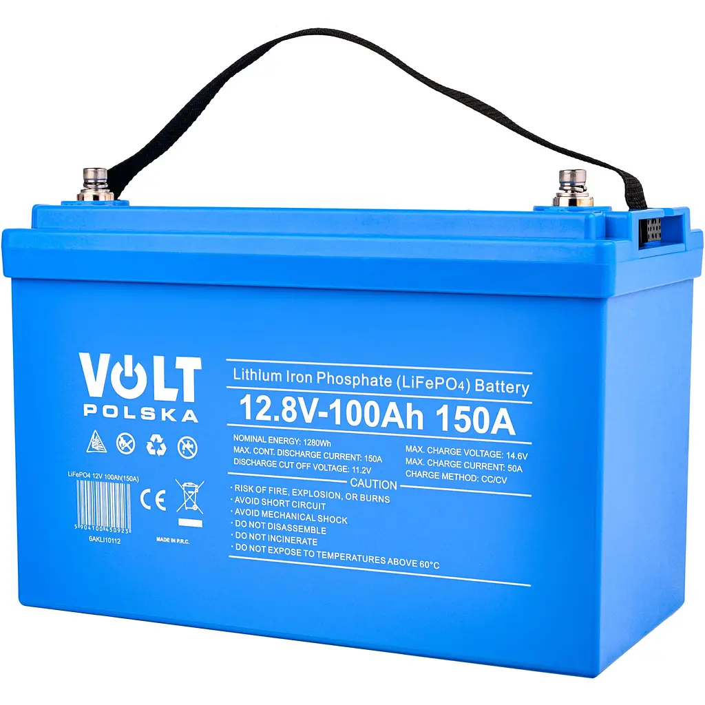 Акумуляторна батарея Volt Polska LiFePO4 12.8V 100Ah 150А + BMS + Bluetooth - фото 2