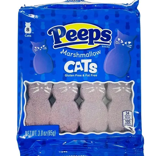 Маршмеллоу Halloween Peeps Marshmallow Spooky Cats 85 g