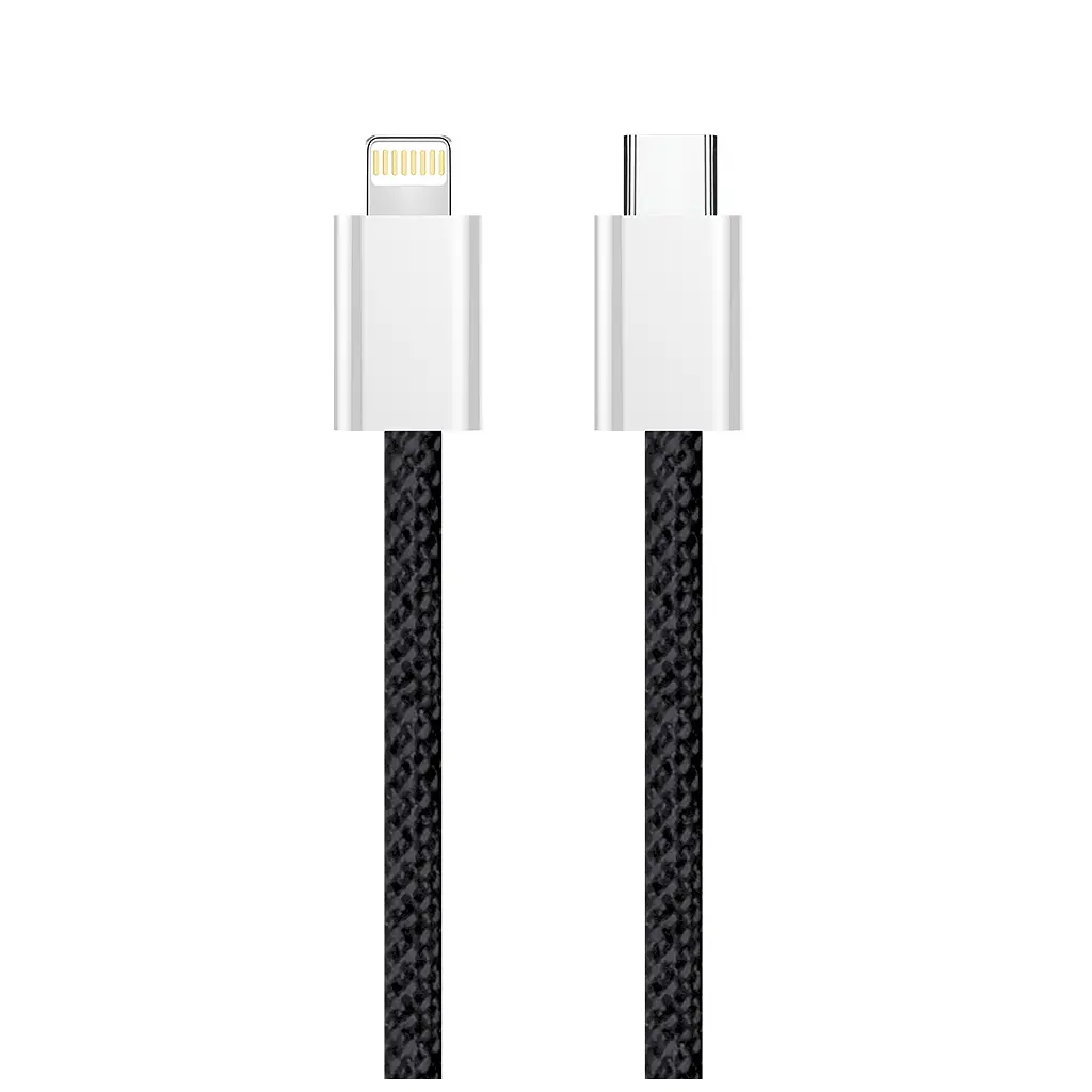 Дата кабель USB-C to Lightning 2.0m (PDF Fast Charging 27W) black ColorWay (CW-CBPDCL068-BK) - фото 7