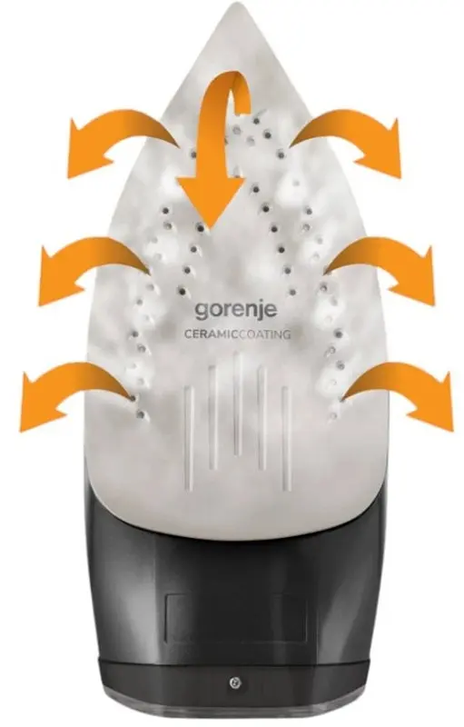 Праска з подачею пари Gorenje SIH 3200 BKS (744375) (7112074) - фото 5
