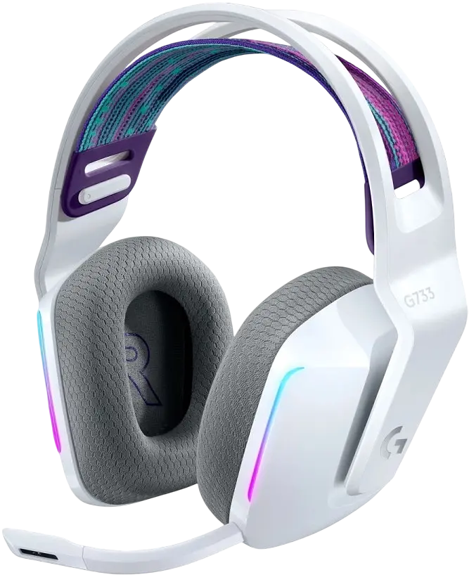 Гарнітура Logitech G733 Lightspeed Gaming RGB White (981-000883) - фото 2