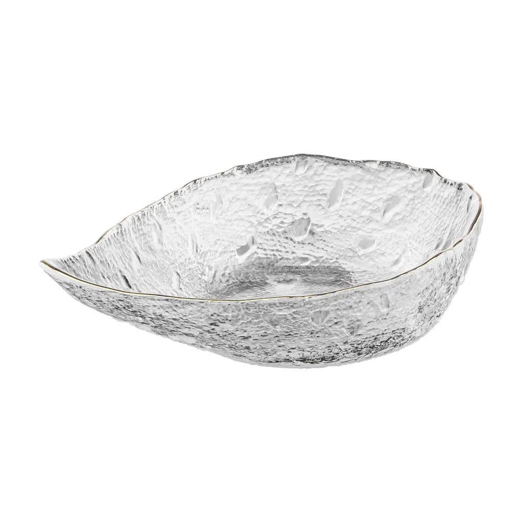 Салатник ARDESTO Leaf 17.5см, скло, прозорий (AR5008)