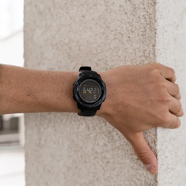 Годинник North Edge MARS Pro Black 5BAR - фото 16