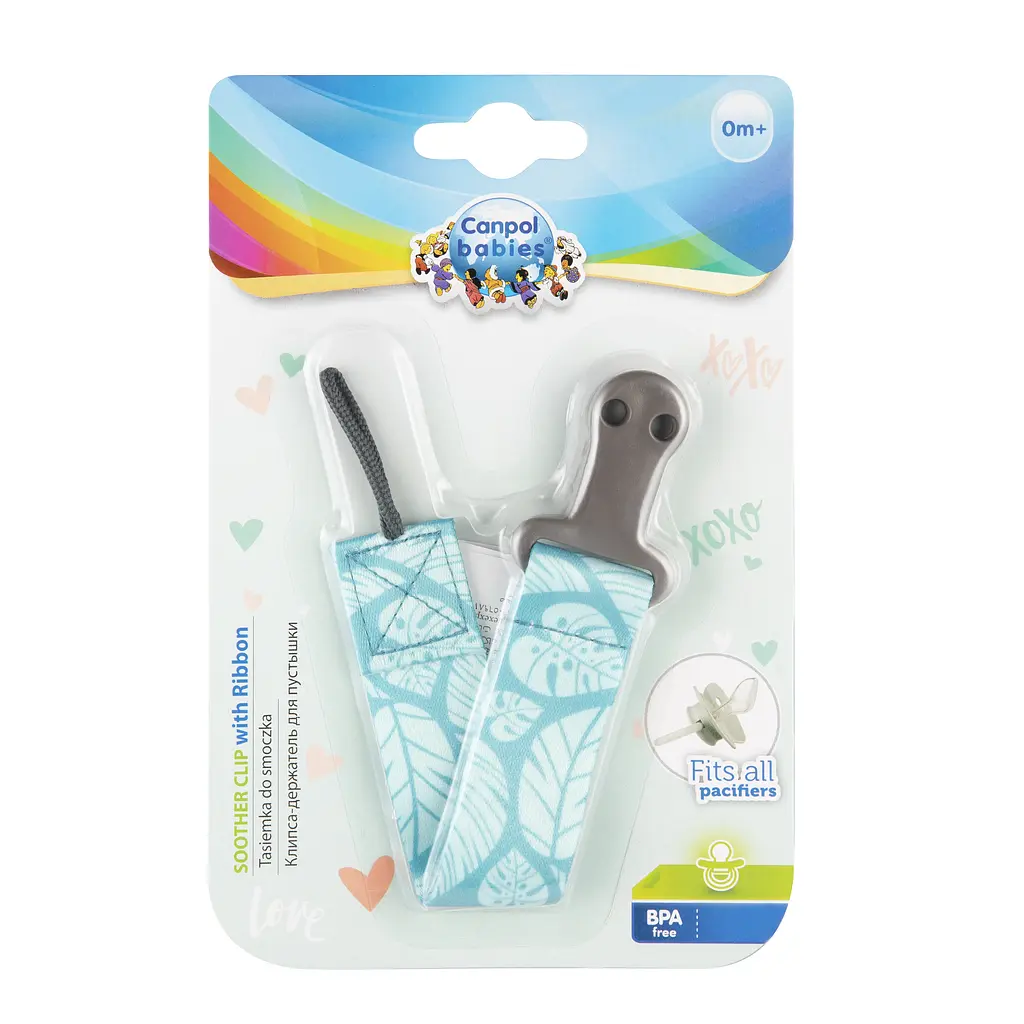 Тримач для пустушки Canpol babies Exotic Animals, блакитний (51/023_blu) - фото 6