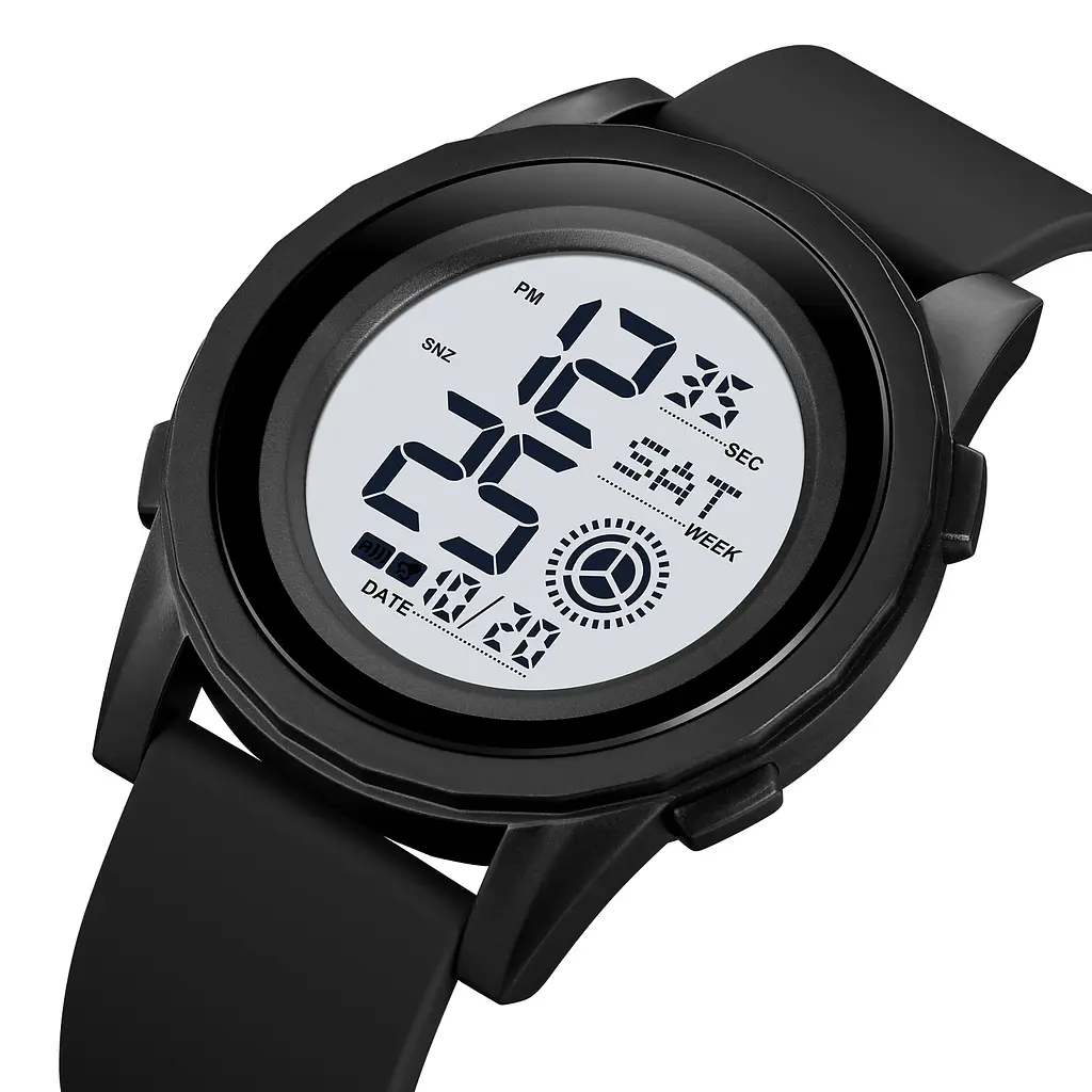 Наручний годинник чоловічий 2082BKWT Black-White Skmei acs0030316 - фото 2