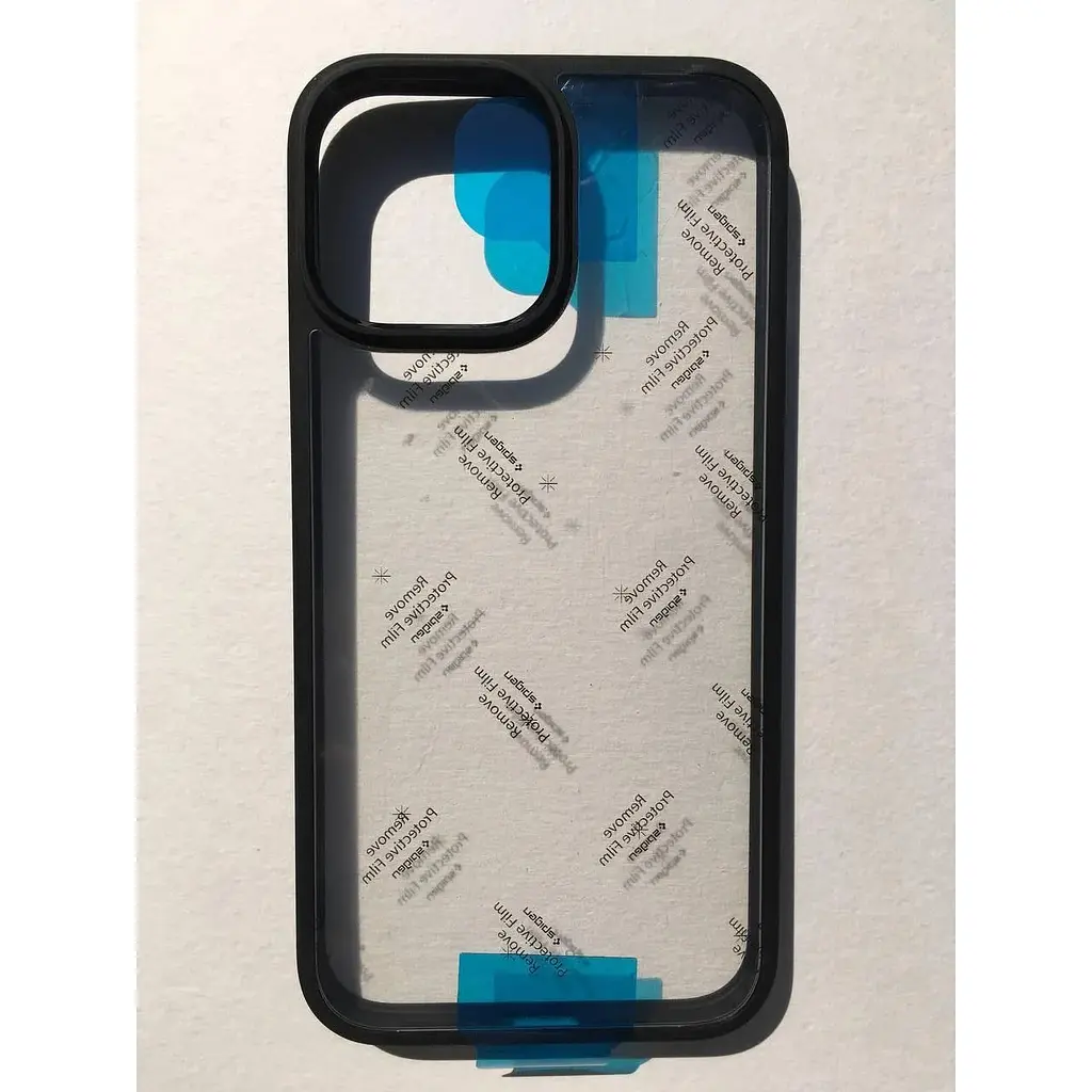Оригинальный противоударный чехол Spigen Ultra Hybrid для iPhone 13 Pro (6.1") Matte Black (ACS03262) - фото 5
