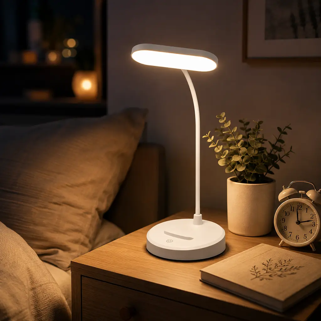 Акумуляторна настільна лампа BL-T6 / Енергозберігаючий LED світильник / Лампа на USB - фото 4