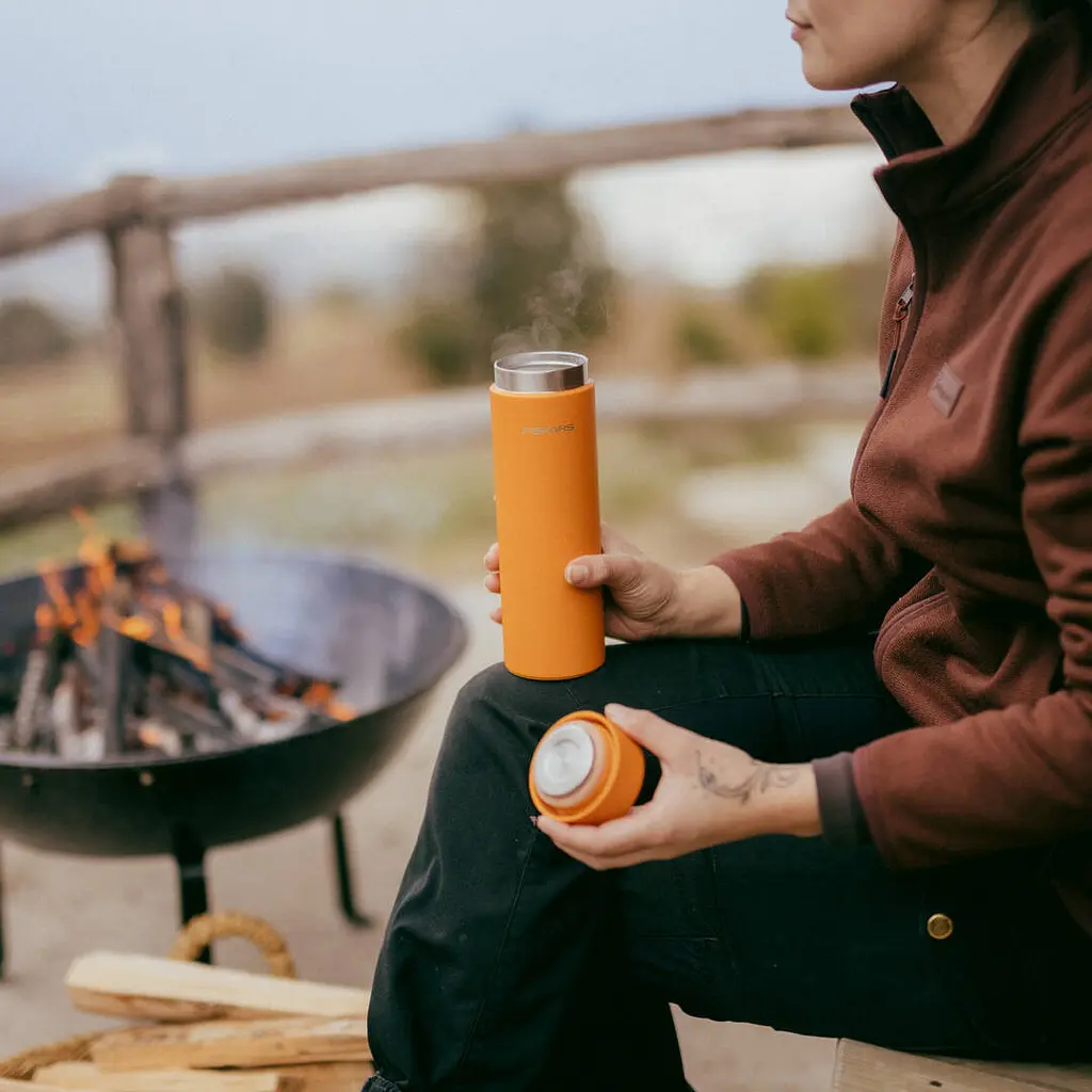Термос Fiskars On-the-go 0.5 л, колір помаранчевий (1078698) - фото 7