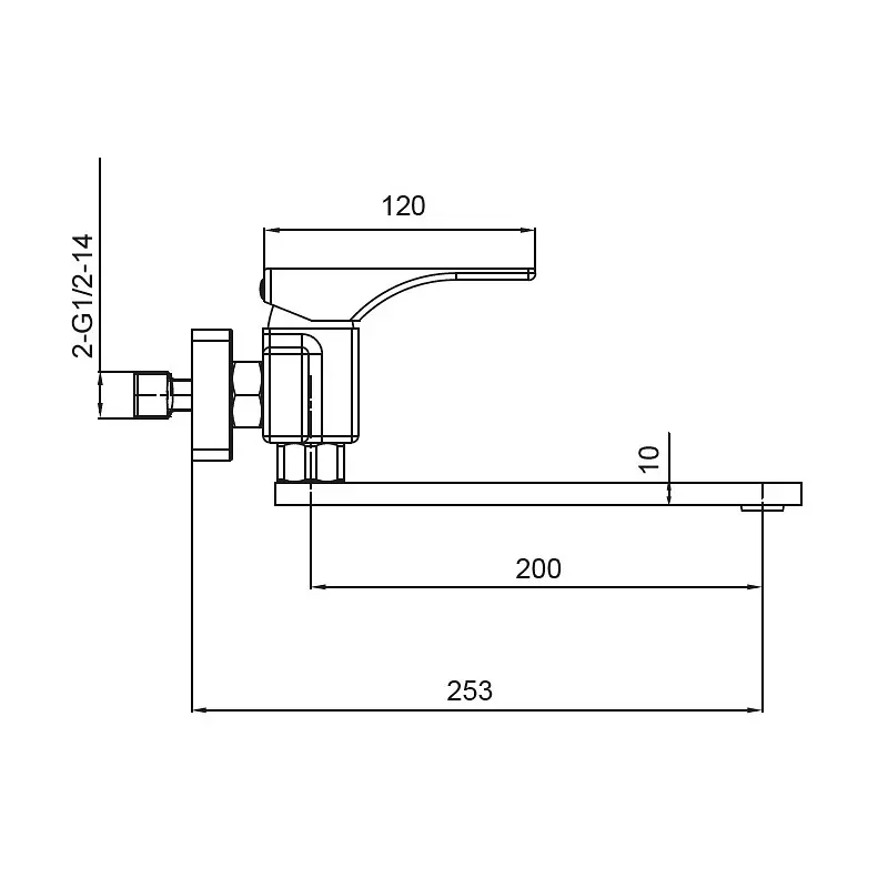 Змішувач для кухні Koer KB-73010-01 (KR3490) - фото 2