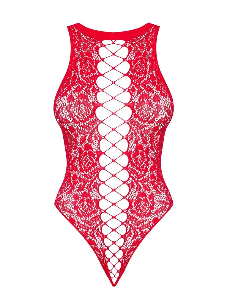 Боді Obsessive B120 S/M/L червоний - фото 6