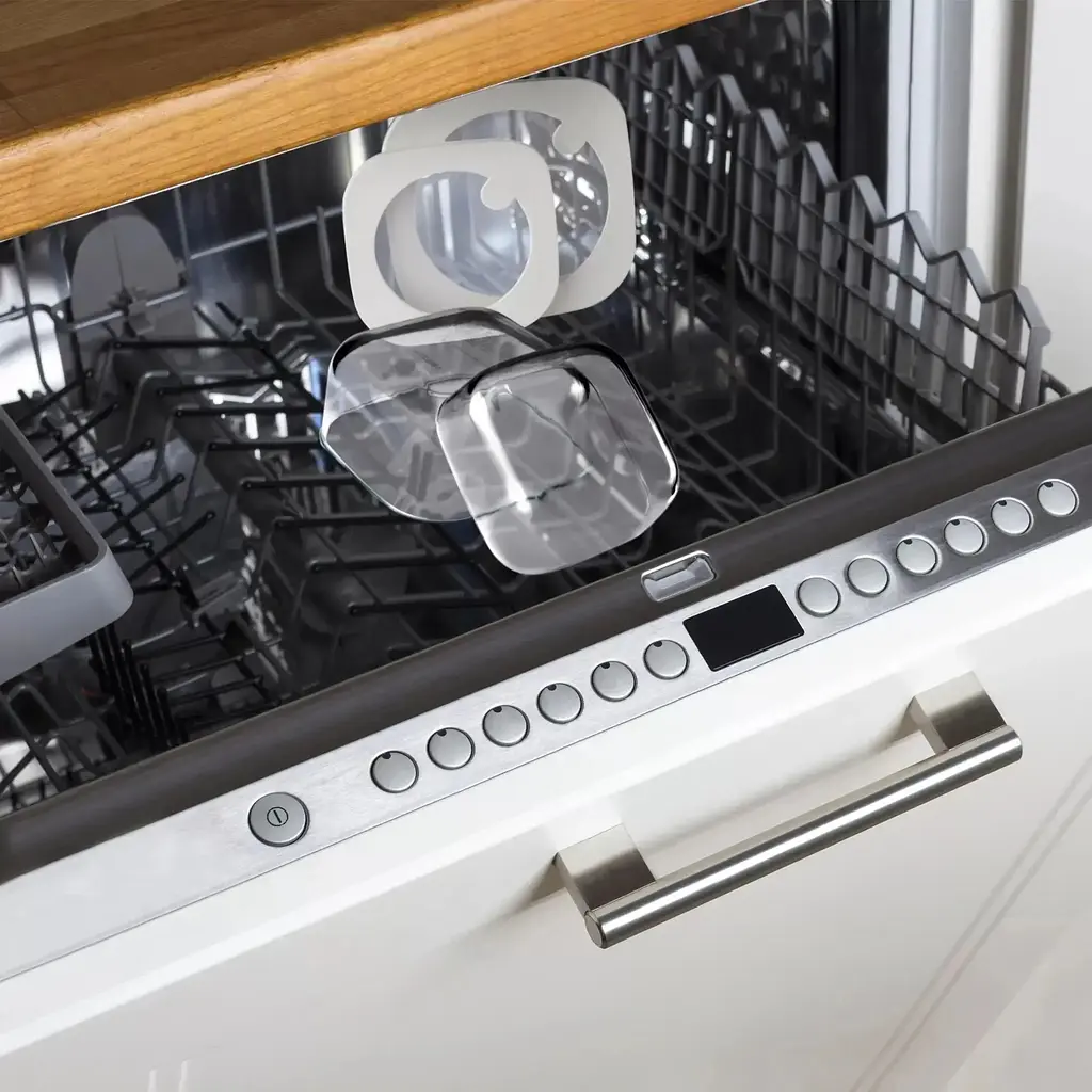 Набір скляних контейнерів Guzzini Kitchen active design Store & more із герметичними кришками 3 шт. прозорий - фото 6