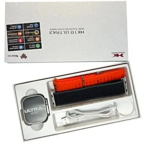 Смарт-годинник HK 10 Ultra 3 IP67+Amoled Orange - фото 6