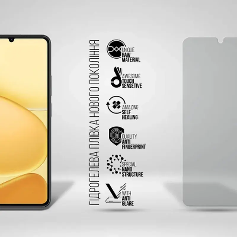 Плівка захисна Armorstandart Matte hydrogel Realme Note 80 4G (ARM92224) - фото 2
