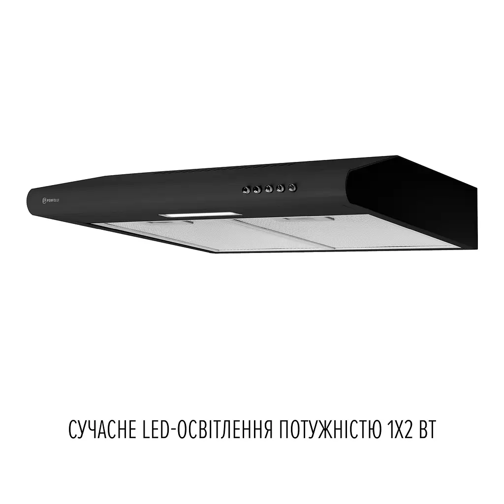 Витяжка плоска PERFELLI PL 6124 BL LED - фото 4