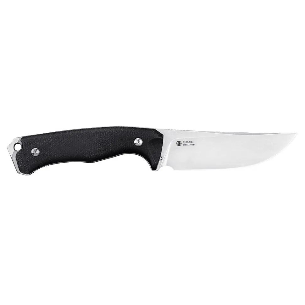 Ніж фіксований мисливський Ruike F186-MB, (11.8 см) D2/Micarta чорний - фото 3