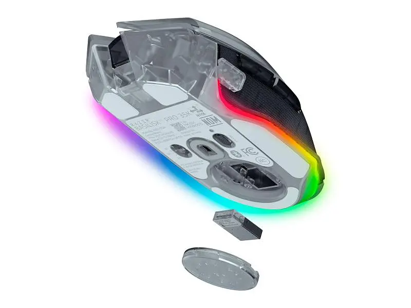 Миша Razer Basilisk V3 Pro 35K Phantom White Ed. (RZ01-05240400-R3G1) - фото 2