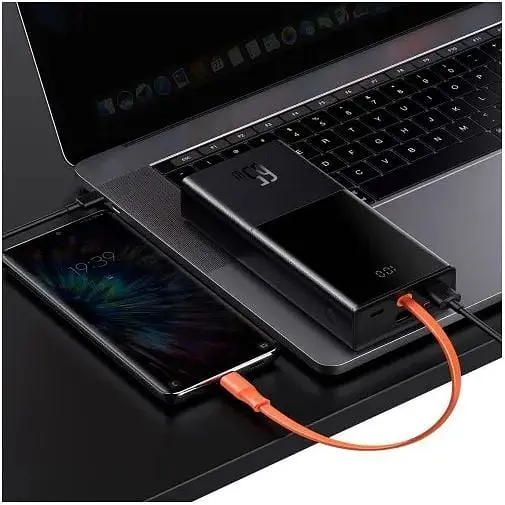 Портативна батарея Baseus Elf Digital Display 65W 20000mAh PPJL000001 чорна - фото 7