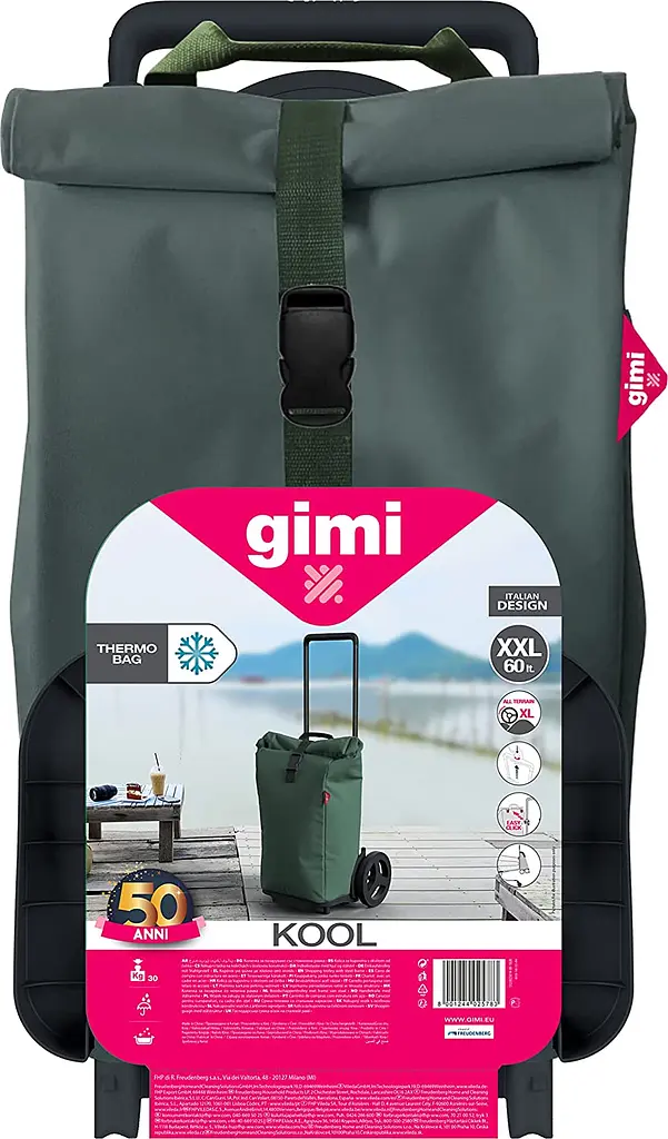 Сумка-візок Gimi Kool 60 Green (168421) - фото 6