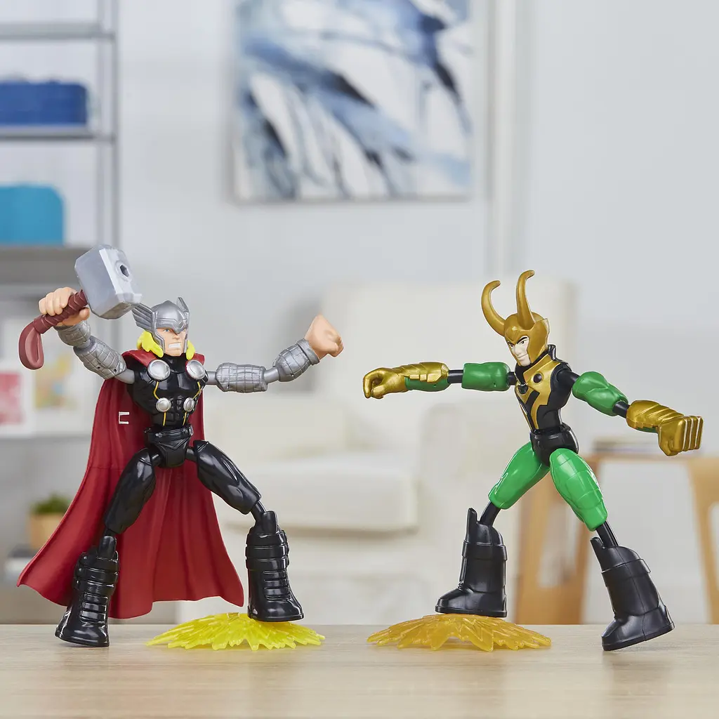 Ігровий набір Hasbro Marvel Avengers Bend and Flex Tour vs Loki  (F0245) - фото 7