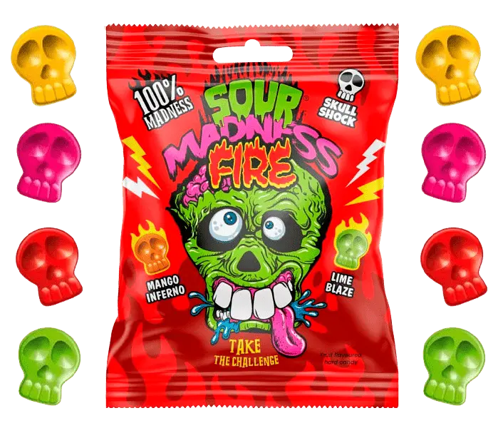Льодяники Sour Madness Fire 60г - фото 2