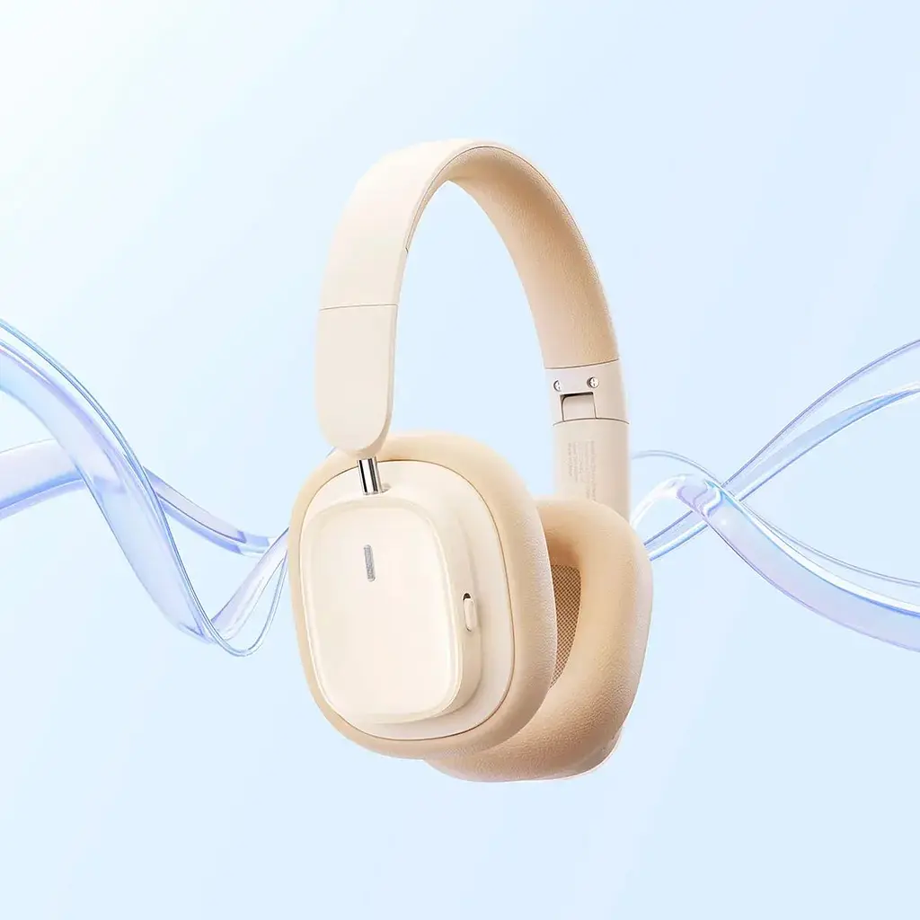Навушники Baseus Bowie H1i Noise-Cancellation Wireless Headphones Stellar A00050402223-00 Beige - фото 6