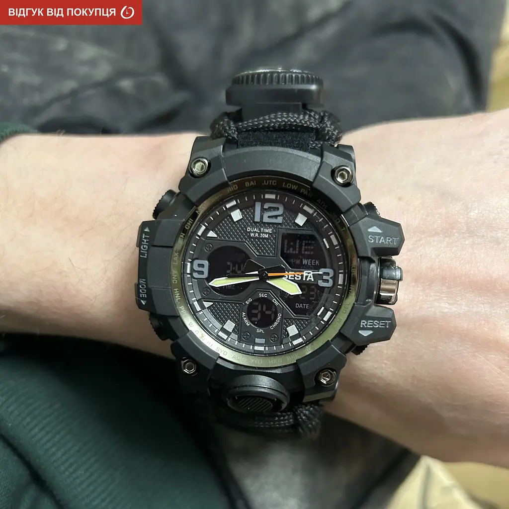 Годинник Besta Life Pro AllBlack з компасом - фото 11