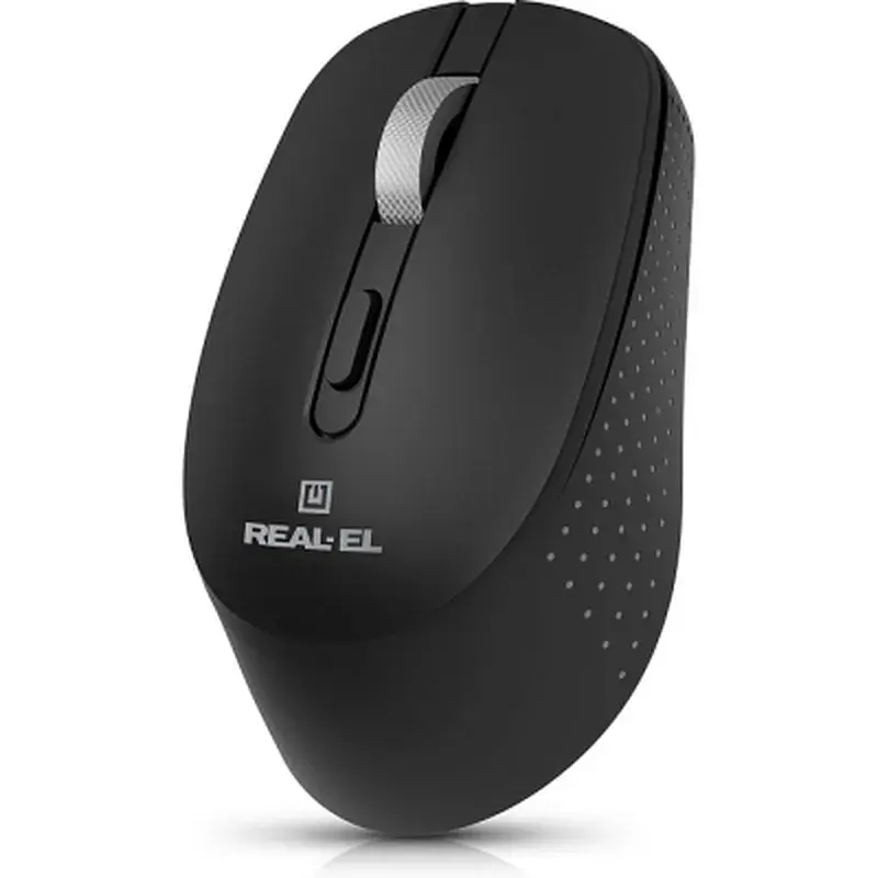Мишка REAL-EL RM-380W Wireless Black (EL123200057) - фото 6