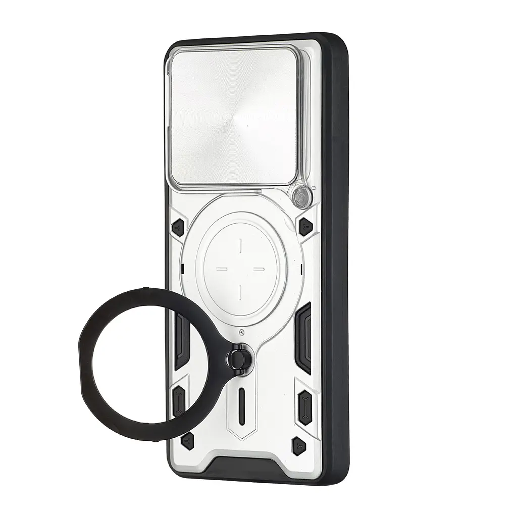 Чохол Full Protection JS Magnetic Xiaomi Redmi Note 14 4G Global Silvery - фото 3