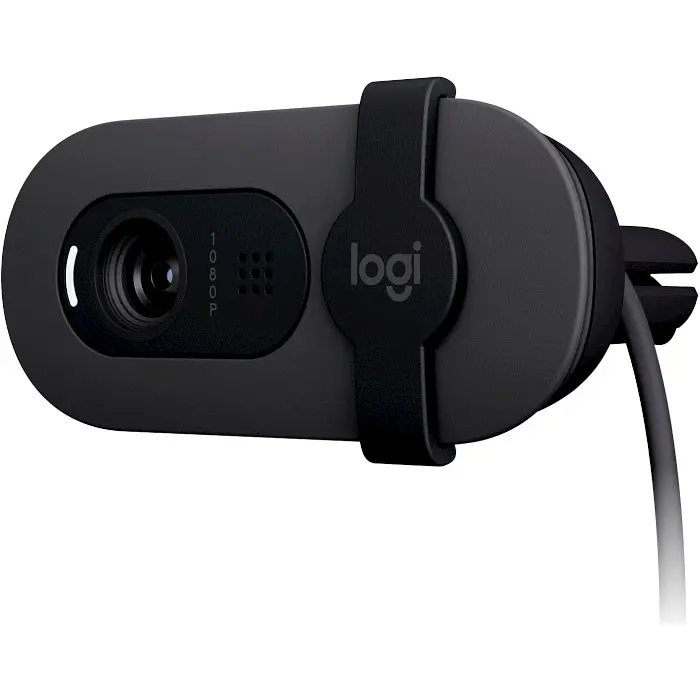 Веб-камера Logitech BRIO 100 Graphite (960-001585) [96682] - фото 3