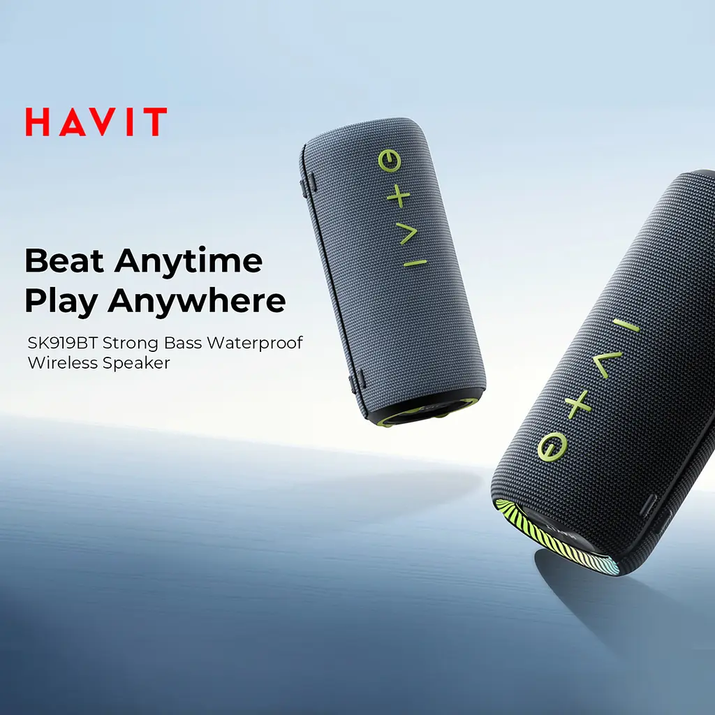 Портативна колонка HAVIT SK919BT IPX6 20W Black HAVIT (29406-000) - фото 9