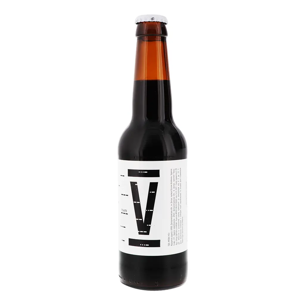 Пиво MOVA Stout Vanilla, темне, нефільтроване, 4,9%, 0,33 л - фото 3