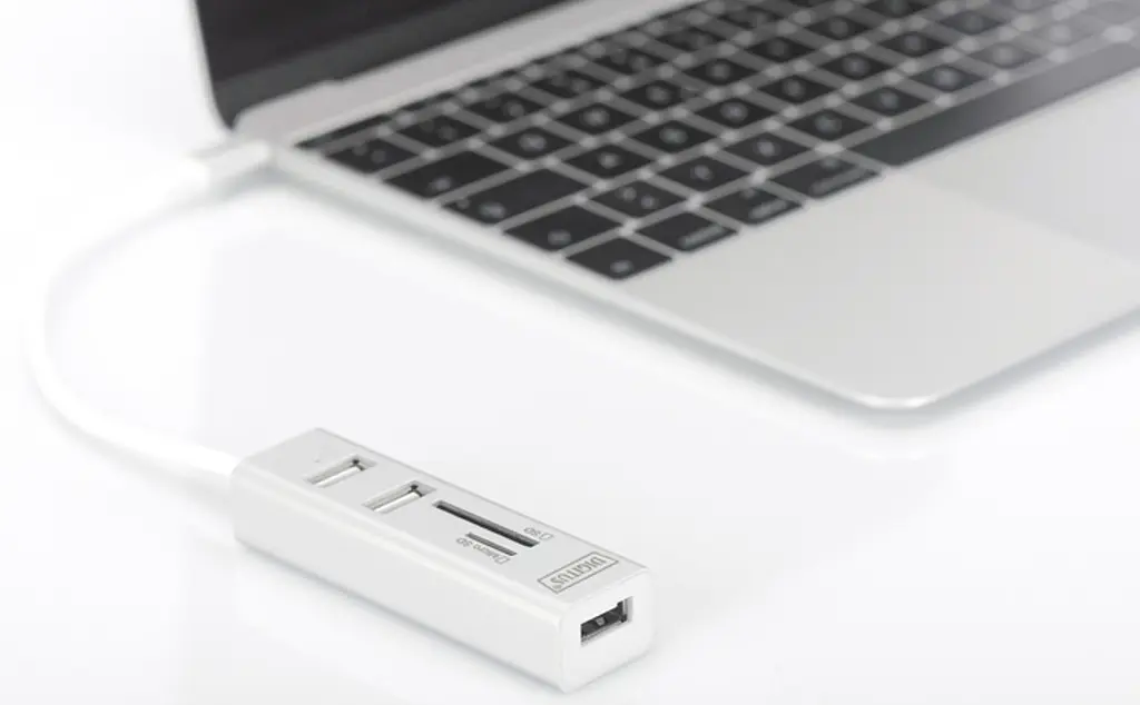 Digitus Сетевой концентратор OTG USB 2.0 типа С - фото 2
