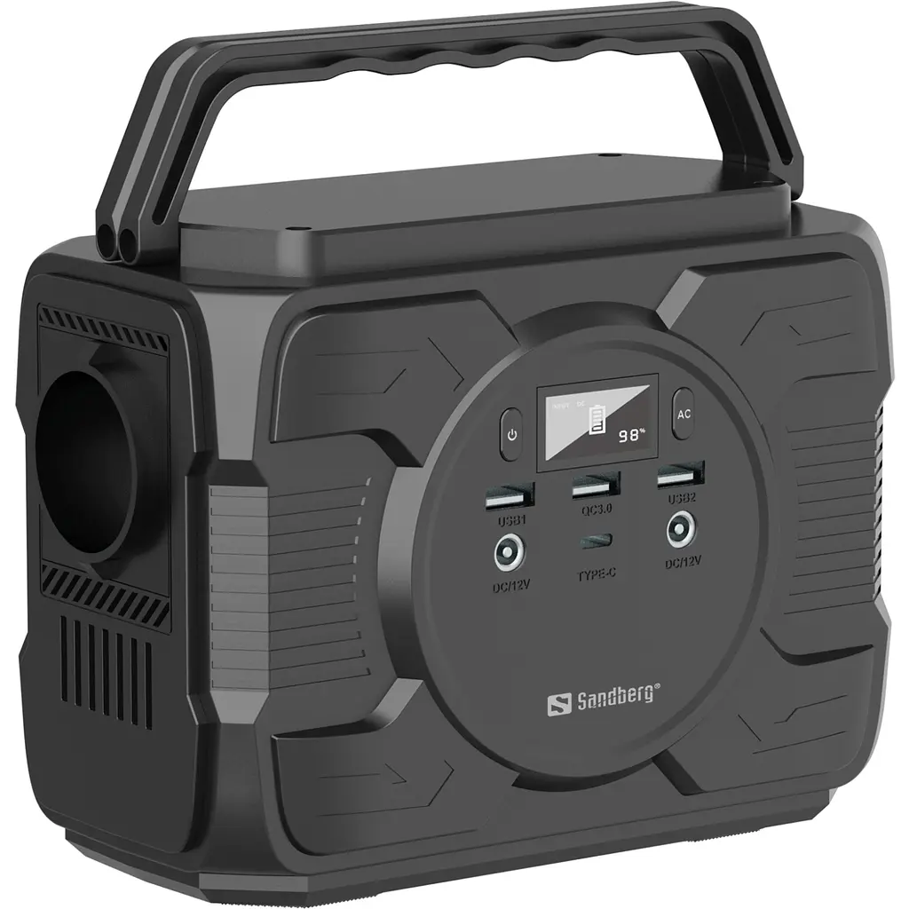 Зарядна станція Sandberg AC 200 (173 Вт/г) 200W, Type-C in/out 100W, Li-ion, ліхтарик 4Вт - фото 2