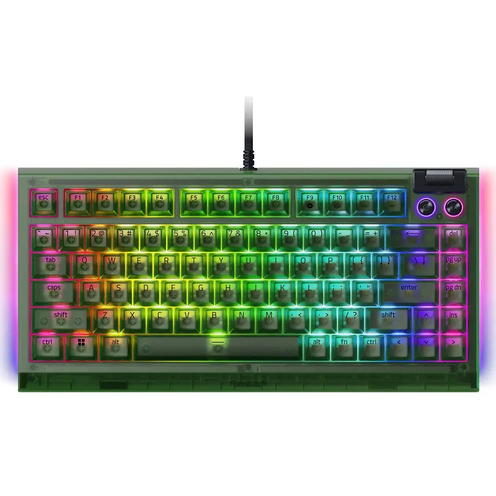 Клавіатура Razer BlackWidow V4 75% Phantom Green (RZ03-05003300-R3M1) [170785] - фото 5