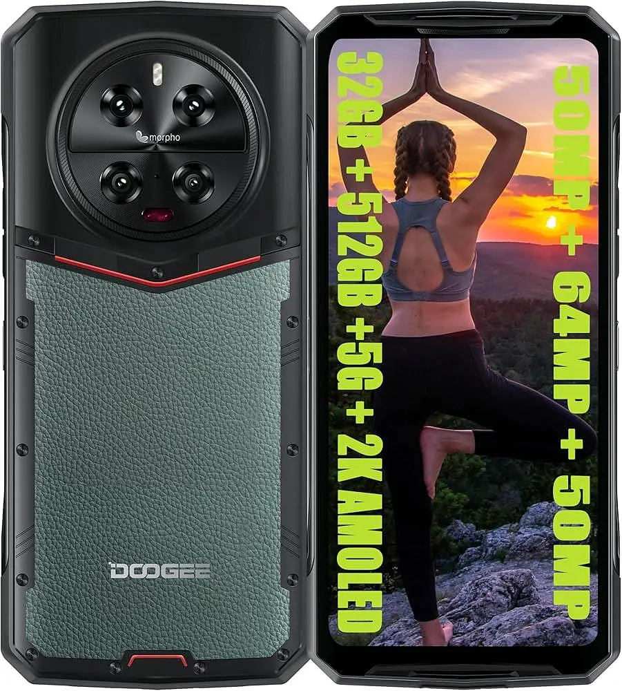 Смартфон захищений Doogee DK10 12/512Gb зелений (Emerald Green) - фото 2