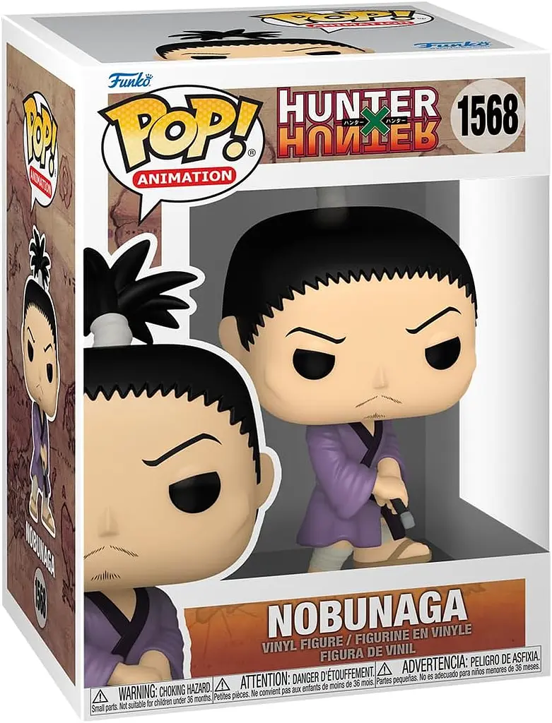 Колекційна  фігурка   Funko Pop Хантер х Хантер Нобунага Hunter x Hunter Nobunaga 10 см FP HH N 1568 - фото 2