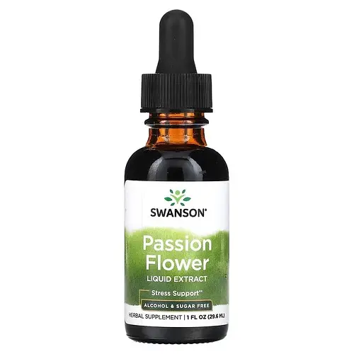 Пасифлора Passion Flower Liquid Extract 29.6 мл Swanson vit0005162