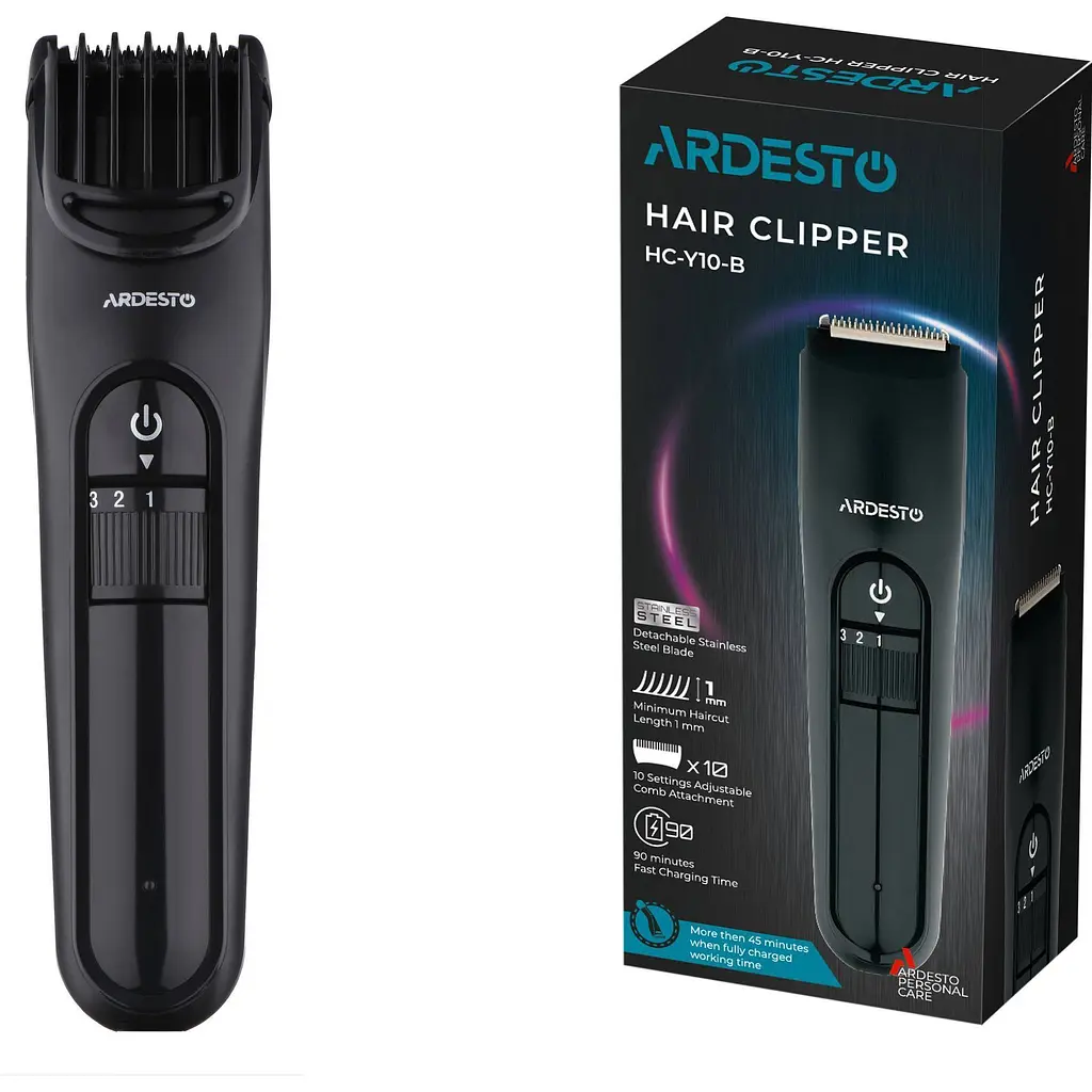 Машинка для стрижки Ardesto HC-Y10-B Black [150961] - фото 7