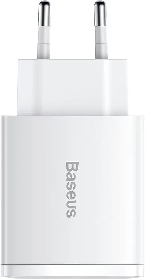 Зарядний пристрій Baseus Compact Quick Charger 2U+C 30W EU white (CCXJ-E02) - фото 3